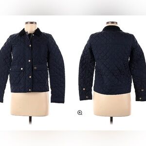 J. Crew - Quilted Jacket in Navy - Size Small